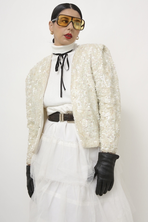 BLAZER PAETE FORRADO VINTAGE CROPPED