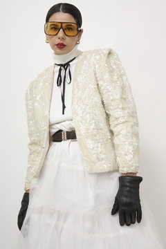 BLAZER PAETE FORRADO VINTAGE CROPPED - Capichó Brechó