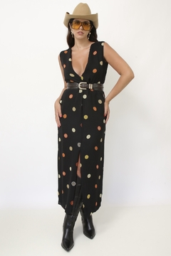 Vestido longo viscose estampado ROGERIO COSTA na internet