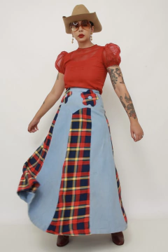 Imagem do Cropped vermelho maga bufante