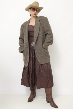 Blazer xadrez marrom PASSAPORT