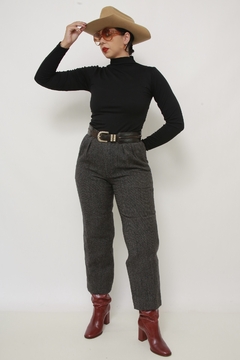Calça cinza CALVIN KLEIN lã