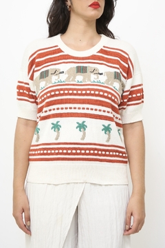 Blusa tricot elefante vintage - loja online