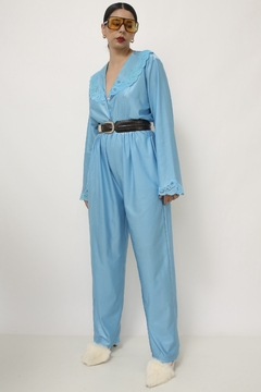 Imagem do Conjunto de pijama azul BLUSA + CALÇA