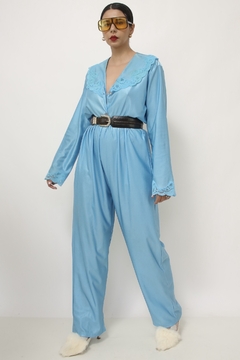 Conjunto de pijama azul BLUSA + CALÇA