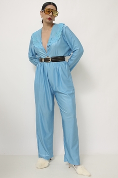 Conjunto de pijama azul BLUSA + CALÇA - loja online