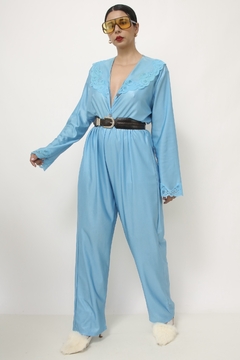 Imagem do Conjunto de pijama azul BLUSA + CALÇA