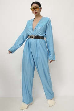 Conjunto de pijama azul BLUSA + CALÇA - comprar online