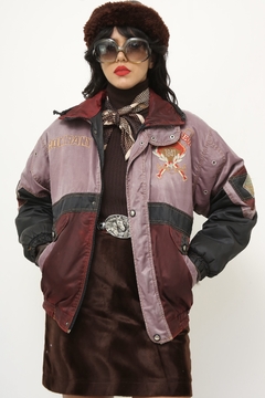 Jaqueta bomber forrada COMPANY bordo - loja online
