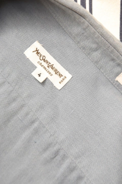 Camisa YSL azul vintage