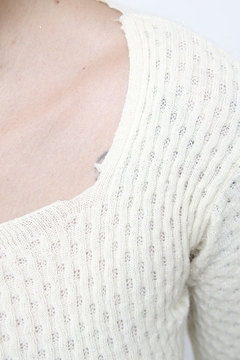Blusa tricot suspiros - Capichó Brechó