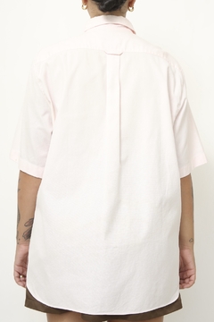 Camisa CHEMISE LACOSTE rosa bebe C.G.C - Capichó Brechó