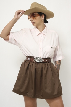 Camisa CHEMISE LACOSTE rosa bebe C.G.C - Capichó Brechó