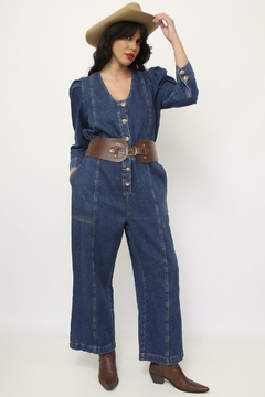 Macacão jeans classico
