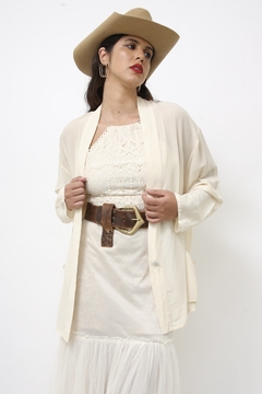 Blazer 100% seda vintage - loja online