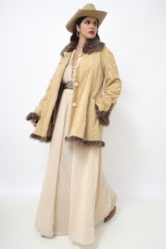 Casaco PENNY LANE forro pelucia vintage - Capichó Brechó
