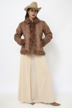 Casaco Penny Lane marrom forro pelego - comprar online