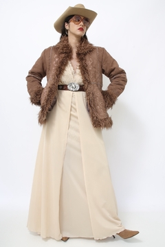 Casaco Penny Lane marrom forro pelego - comprar online