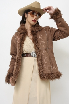 Casaco Penny Lane marrom forro pelego - comprar online