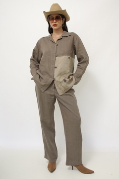 Conjunto linho CAMISA + CALÇA - Capichó Brechó