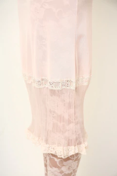 Camisola transparencia rosa vintage - comprar online