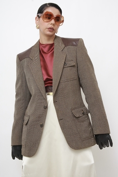 Blazer YVES SAINT LAURENT rec couro - comprar online