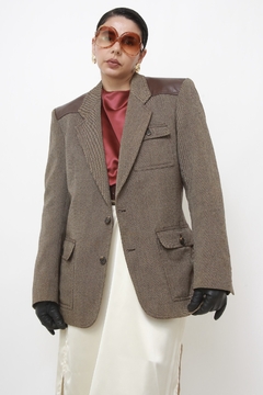 Blazer YVES SAINT LAURENT rec couro na internet