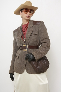 Bolsa couro LEATHER STUFF marrom na internet