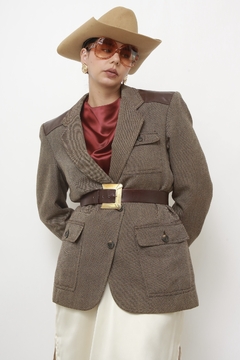 Blazer YVES SAINT LAURENT rec couro na internet