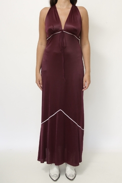 Conjunto ROBE + CAMISOLA roxo vintage babados - loja online