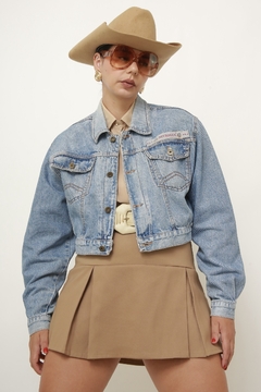 Jaqueta cropped jeans classica - comprar online