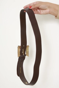 Cinto marsala VOGUE WIEN couro - comprar online