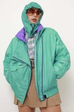 Jaqueta DUFOUR verde bomber - Capichó Brechó