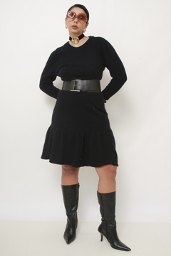 Imagem do Vestido preto YSL em lã vintage