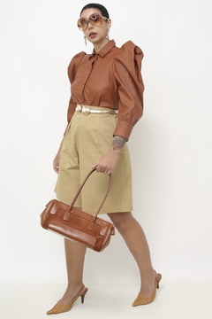 Bolsa caramelo couro vintage SMART BAG