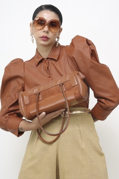 Bolsa caramelo couro vintage SMART BAG - loja online