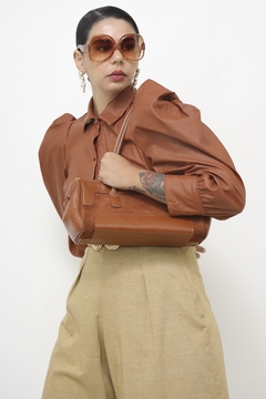 Bolsa caramelo couro vintage SMART BAG - loja online
