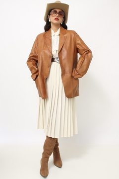 Jaqueta caramelo vintage HOLLYWOOD 70`S - Capichó Brechó