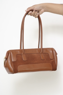 Bolsa caramelo couro vintage SMART BAG - comprar online