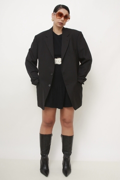 Blazer listras marinho 100 % lã - comprar online
