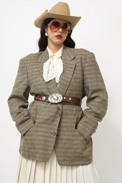 Blazer xadrez classico forrado - loja online