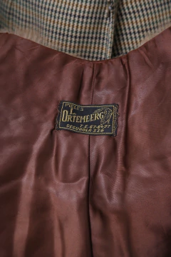 Estola pele marrom vintage - loja online