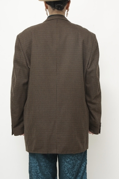 Imagem do Blazer xadrez marrom renner vintage