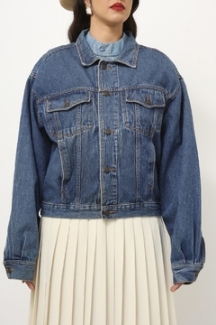 Jaqueta jeans classica mng bomber na internet