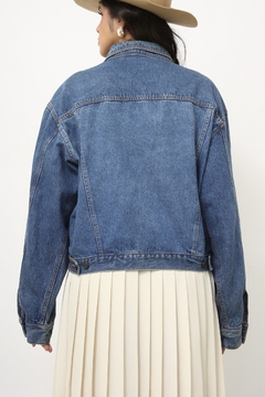 Jaqueta jeans classica mng bomber - comprar online