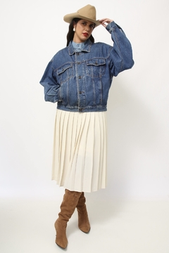 Jaqueta jeans classica mng bomber - comprar online