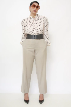 Calça bege ARAMIS classica - Capichó Brechó