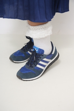 Tenis ADIDAS azul camurça 38 na internet