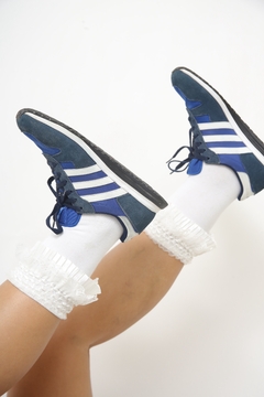 Tenis ADIDAS azul camurça 38