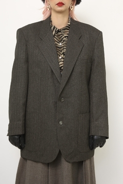 Blazer cinza classico Bruno RIviera - Capichó Brechó